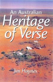 Cover of: An Australian heritage of verse