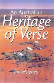 Cover of: An Australian heritage of verse by [compiled by] Jim Haynes.