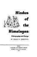 Hindus of the Himalayas by Gerald Duane Berreman