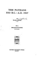 Cover of: The Pathans, 550 B.C.-A.D. 1957 | Caroe, Olaf Kirkpatrick Sir