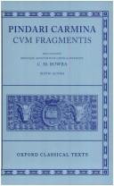 Cover of: Carmina cum Fragmentis (Oxford Classical Texts Ser) by Pindar