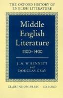 Cover of: The Oxford History of English Literature: Middle English Literature, 1100-1400