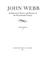 Cover of: John Webb