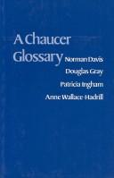 Cover of: A Chaucer glossary