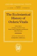 Cover of: The Ecclesiastical History of Orderic Vital by Orderic Vitalis, Marjorie Chibnall