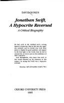 Cover of: Jonathan Swift, a hypocrite reversed by David Nokes