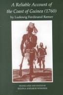 Cover of: A Reliable Account of the Coast of Guinea (1760) (Fontes Historiae Africanae) (Fontes Historiae Africanae)