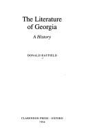 Cover of: The Literature of Georgia by Donald Rayfield