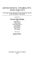 Cover of: Efficiency, stability, and equity by Tommaso Padoa-Schioppa