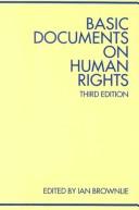 Basic Documents on Human Rights by Ian Brownlie