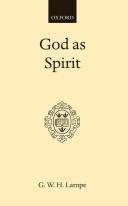 Cover of: God as spirit