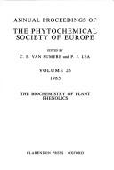 Cover of: The Biochemistry of plant phenolics by edited by C.F. Van Sumere and P.J. Lea.