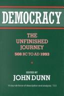 Cover of: Democracy by John Dunn