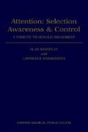 Cover of: Attention: Selection, Awareness, and Control by 