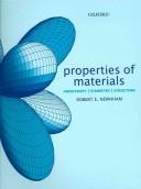 Cover of: Properties of Materials by Robert E. Newnham