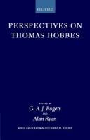 Cover of: Perspectives on Thomas Hobbes (Mind Association Occasional)