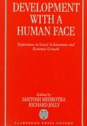 Cover of: Development with a human face by edited by Santosh Mehrotra and Richard Jolly.