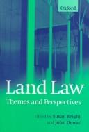 Land law by Susan Bright, John Dewar