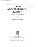 Cover of: Qatar archaeological report: excavations 1973