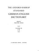 Cover of: The Oxford-Harrap Standard German-English Dictionary: Volume 3: L-R