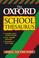 Cover of: The Oxford School Thesaurus