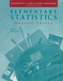 Cover of: Elementary Statistics (solutions manual)