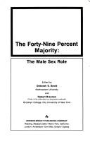 Cover of: The Forty-nine percent majority: the male sex role