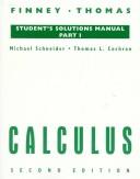 Cover of: Calculus: Student Solution Manual  (part one)