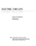 Cover of: ELEC CIR 3E HD SUP 52455 (Addison-Wesley series in electrical and computer engineering)