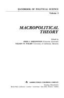 Cover of: Macropolitical theory