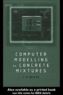 Cover of: Computer Modelling of Concrete Mixtures