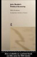 Cover of: John Ruskin's Political Economy