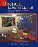 Cover of: OpenGL reference manual by OpenGL Architecture Review Board.