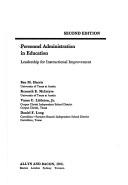 Cover of: Personnel administration in education: Leadership for instructional improvement