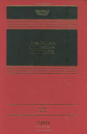 Cover of: Cases, problems, and materials on contracts by Thomas D. Crandall