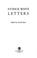 Cover of: LETTERS OF PATRICK WHITE