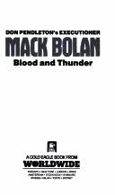 Cover of: Blood And Thunder by Don Pendleton