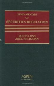 Fundamentals of securities regulation by Louis Loss