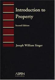 Cover of: Introduction To Property
