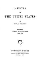 Cover of: History of the United States/Supplementary Volume General Index