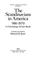 Cover of: The Scandinavians in America, 986-1970