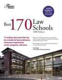 Cover of: Best 170 Law Schools, 2008 Edition (Graduate School Admissions Gui)