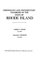 Cover of: Chronology and documentary handbook of the State of Rhode Island