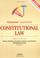Cover of: Constitutional Law