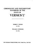 Cover of: Chronology and documentary handbook of the State of Vermont