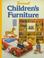 Cover of: Sunset children's furniture