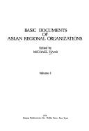 Cover of: Basic documents of Asian regional organizations.