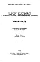 Cover of: San Diego by Robert Mayer