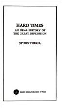 Cover of: Hard Times by Studs Terkel