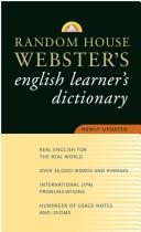 Random House Webster's English learner's dictionary